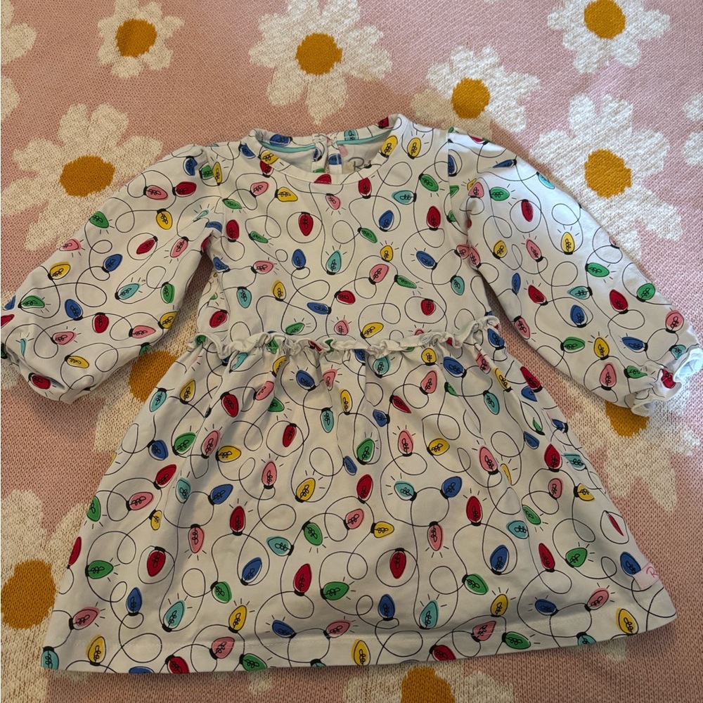 Ruffle Butts Christmas Light Dress